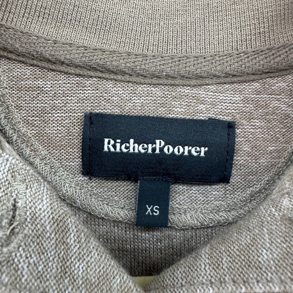 Richer Poorer Polo Shirt Knit Top Button Up Short Sleeve Casua Ladie's XS - Picture 2 of 7